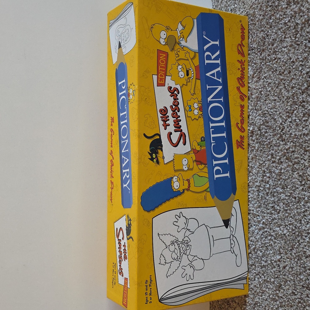 Vintage Pictionary - The Simpsons Edition Pictionary - Game